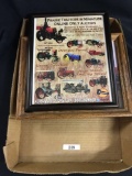 Assortment Framed Vintage Machinery Pictures