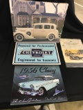 Chevy sign and memorabilia