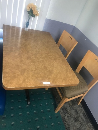 Table and 2 chairs