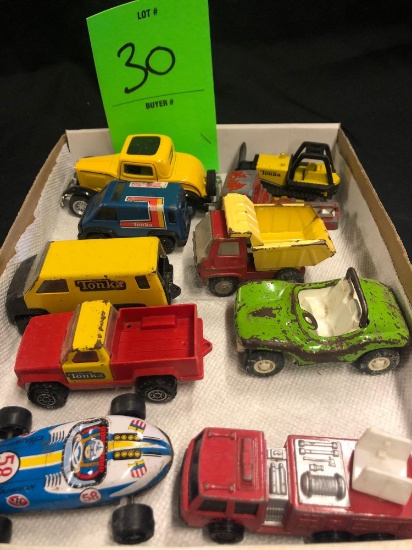 Marx Dump Truck and Tonka Toys
