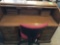Oak Roll top Desk and Chair
