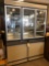 30'' D x 60'' W x 82'' H Federal 3-door, lighted cake/pie display rack w/ bottom storage. NO