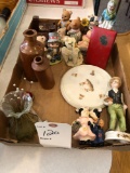 Various figurines.