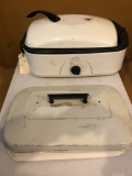 Rival 18qt electric roaster oven.