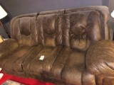 Overstuffed davenport w/end recliners - NO SHIPPING!