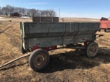 Triumph Special Wood Flare Box Wagon with JD 953 Gear and JD Endgate seeder