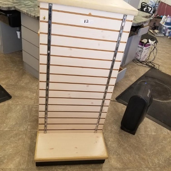 PORTABLE STORAGE DISPLAY RACK and SHELVES