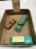 Tootsie Toy Sinclair Truck and 2 Cars