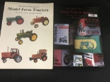 Model Farm Tractors and Farm Toys and Boxes Books
