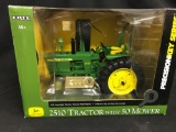 1/16 Scale Ertl Precision Key Series John Deere 2510 Tractor with 50 Mower - NIB