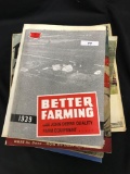 Assortment of Old Better Farming Magazines