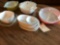 Various Corningware and Pyrex dishes