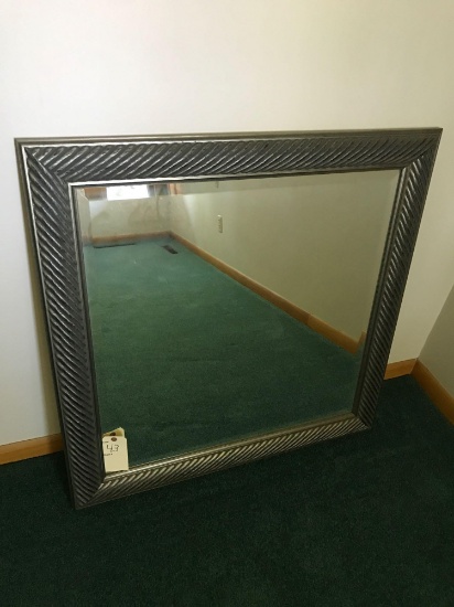 Bevel edged 37 X 37 inch wall mirror. NO SHIPPING!