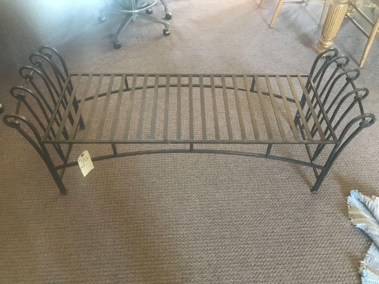 Iron Bench 55" Long x 18" Wide x 24" High. NO SHIPPING!