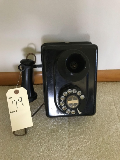 Metal antique Dial wall phone