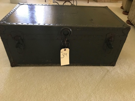 Trunk with insert 31" L X 17" D X 13" H. NO SHIPPING!