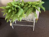 Wicker plant stand, 11