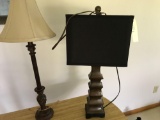 Two very nice table lamps with shades. NO SHIPPING!