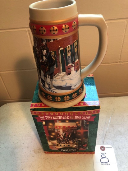 Hometown Budweiser holiday stein collection