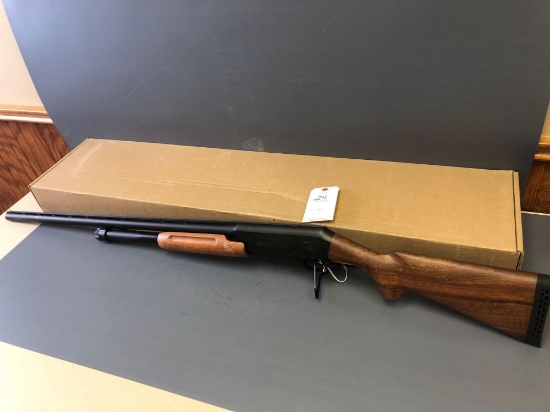 H&R Mod. NP1228 Pardner Pump, 12 ga. 28'' barrel. SN: NZ857341. Some handling marks on wood stock,