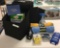 Expandable tote, coupon for a free oil change, Magic Mount, Turtle Wax complete care kit, 2 koozies,