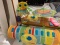Kids tunnel, chair, umbrella (green)