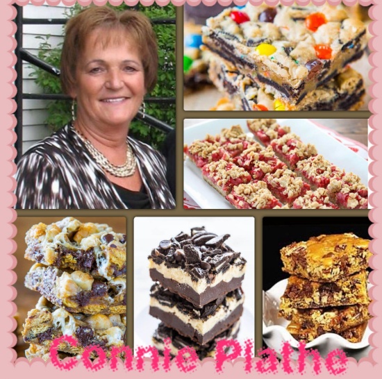 1 pan of bars per month for one year (Connie Plathe)