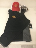Yeti coffee mug, 1 Dekalb hat, & a XL ISU 1/2 Zip (Bunkers Feed & Supply / Carrie Sneider)