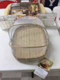 Marinade tray, bamboo foodtent, & 60 reusable ice cubes (purchased with a general donation from