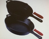 Cast iron skillet set (purchased with a general donation from American State Bank)