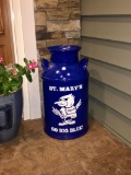 60 year old milk can from Bunker Hill Inc.