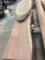 4- pc rough cut solid redwood. No warranty on description on type of wood or board feet