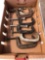 Various metal 3'' C -clamps
