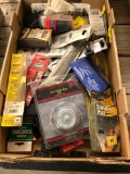 Miscellaneous tools including 25' tape, wire brush, sand blaster blocks, drill bits and much more
