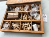 Various wood toy parts