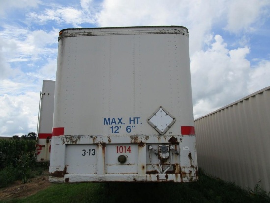 53 ft. Semi Van Trailer