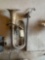 Old barotone, and oil barrel pump.