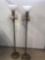 2 antique floor lamps. NO SHIPPING.