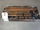 Wooden stamp printing set.