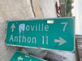Moville Anthon sign. NO SHIPPING.