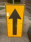 Arrow sign.