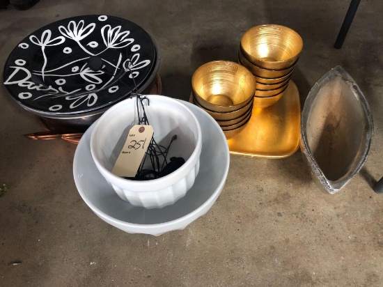 Mixing Bowls, Plates and other items
