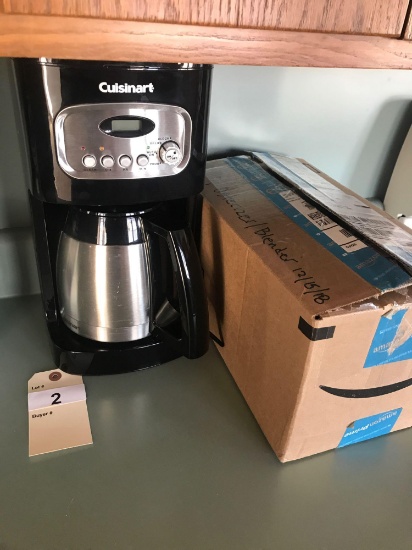 Cuisinart Coffee Maker and NIB Osterizer 10 Speed Blender