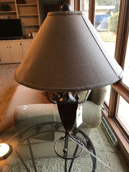 2 Table Lamps with Shades, 31'' Tall. NO SHIPPING AVAILABLE!