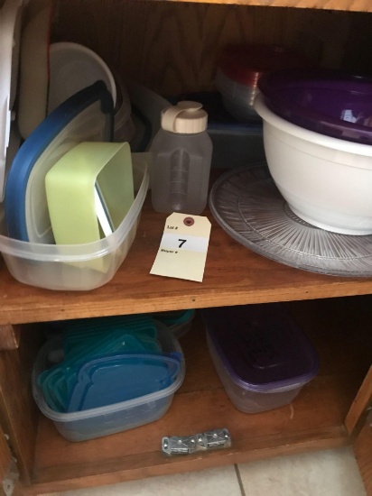 Misc. Tupperware, Plastic Containers, 2 Oreo Bowls, Cups and More