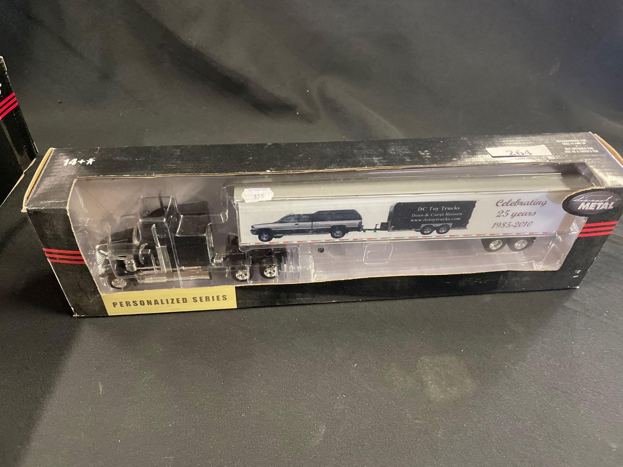 1 64 SEMI TRACTOR TRAILER PERSONALIZED DC TOY Proxibid