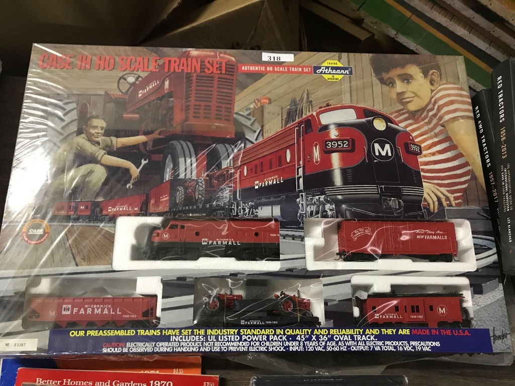 case ih ho scale train set