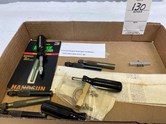Shotgun bead site installation tools