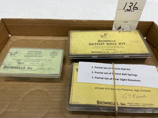 Detent Ball kit, springs