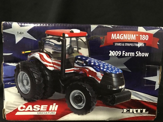 1/32 scale Ertl 2009 Farm Show C-IH Magnum 180 Stars and Stripes Tractor, NIB
